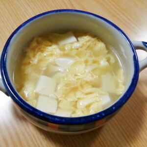 豆腐の卵スープ（中華スープ）